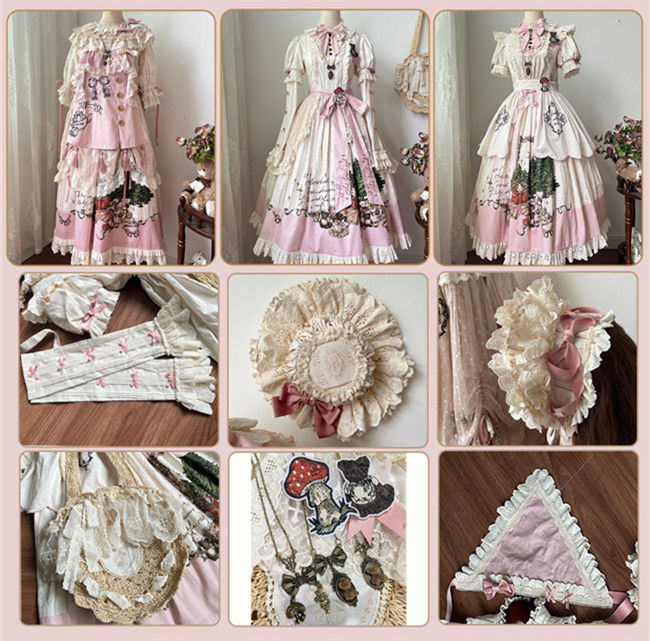 Story Book for Little Girls Plus Size Lolita Dress, Skirt and Blouse