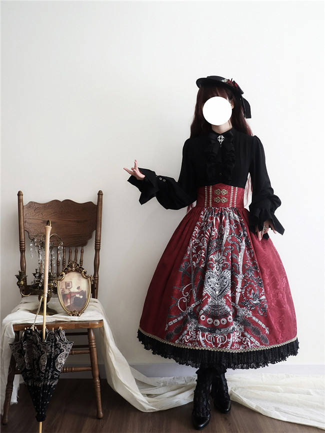 Miss Point Eye of Horus Gothic Lolita Skirt