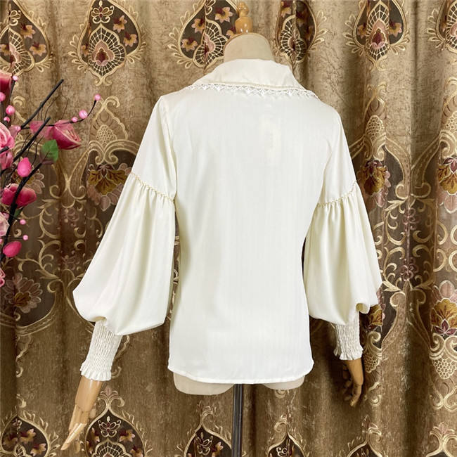 Peter Pan Collar Gigot Sleeve Lolita Blouse