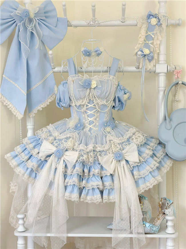 Love Letter Floral Hime Lolita Dress
