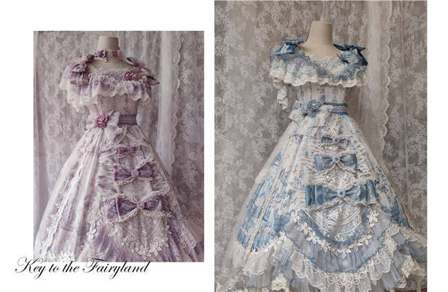 The Key to the Mysterious Realm Hime Lolita Dress Full Set