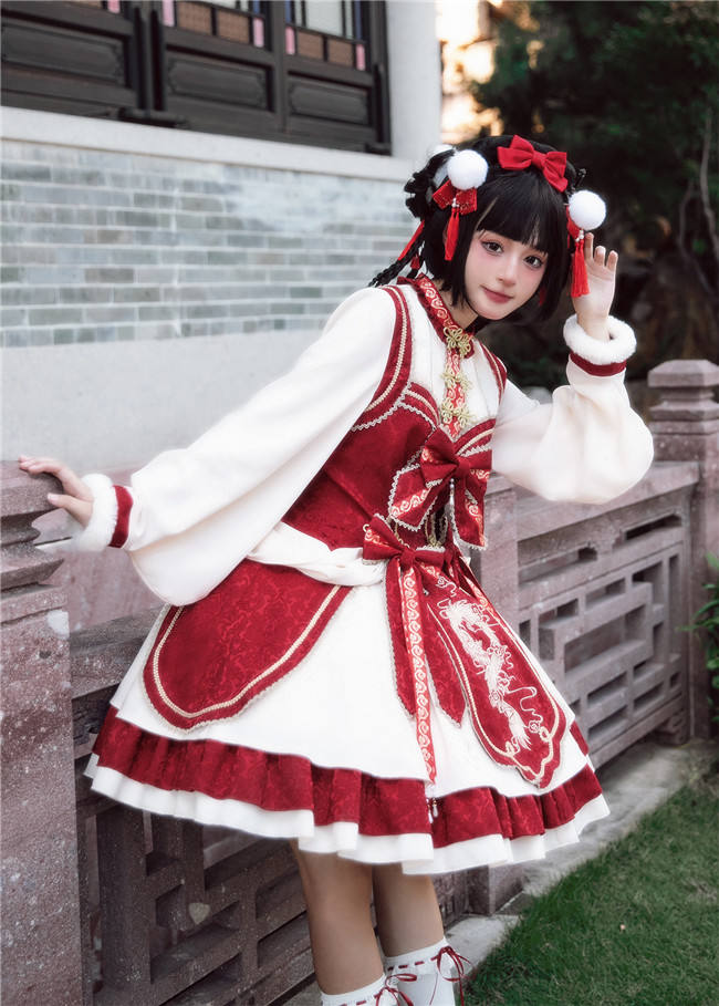 Dragon Year Qi Lolita Dress and Coat