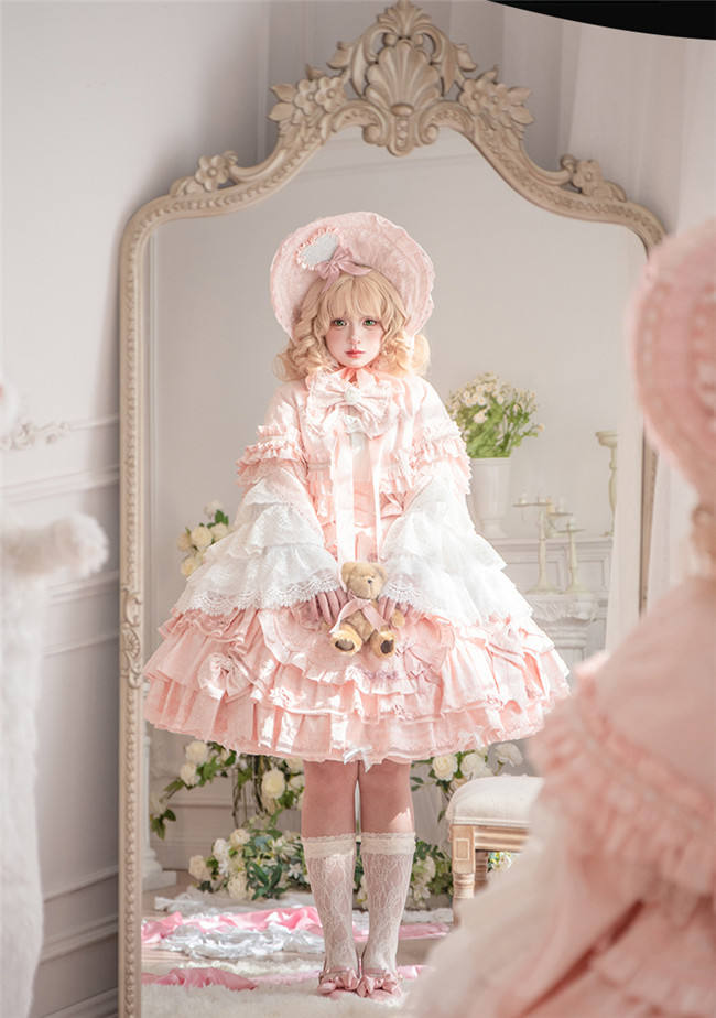 Lost Aqua Hybird Doll Lolita Dress and Cape