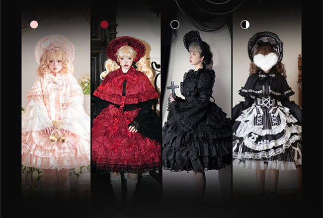 Lost Aqua Hybird Doll Lolita Dress and Cape