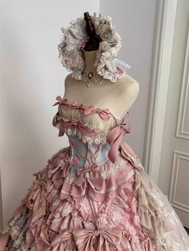 Gem and Rose Luxury Hime Lolita Dress Fullset
