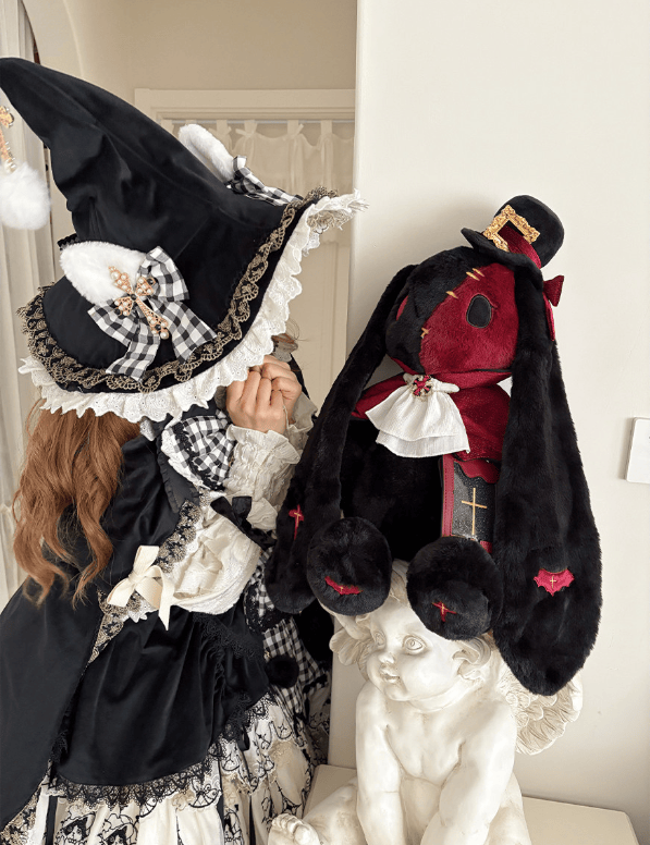 Rosy Dream Rabbit Lolita Bag and Doll