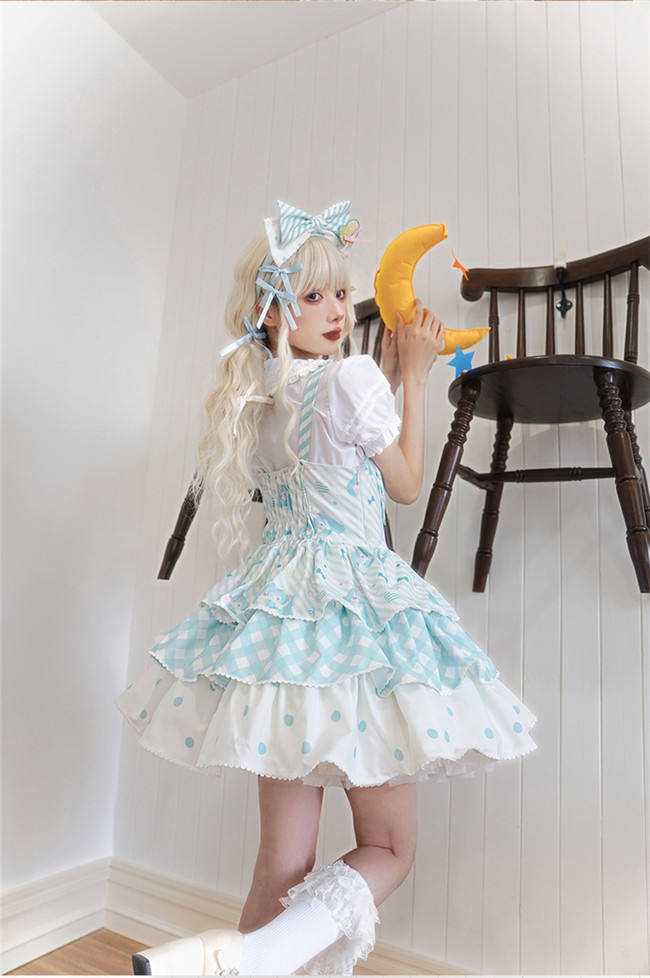 Hatsune Miku Co-branded Sweet Lolita Dress and Accessories