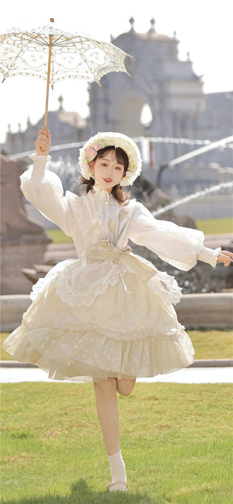 Flowers and Poetry Lolita One Piece Dress