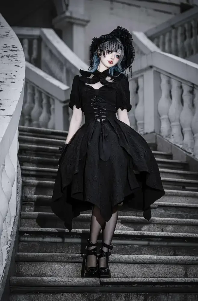 Cthulhu Shape Fake Collar OP and Blouse