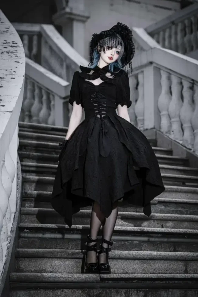 Cthulhu Shape Fake Collar OP and Blouse