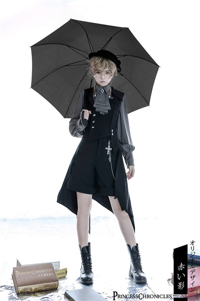 Princess Chronicles Retro Dark Medieval Ouji Lolita Vest Ouji Fashion