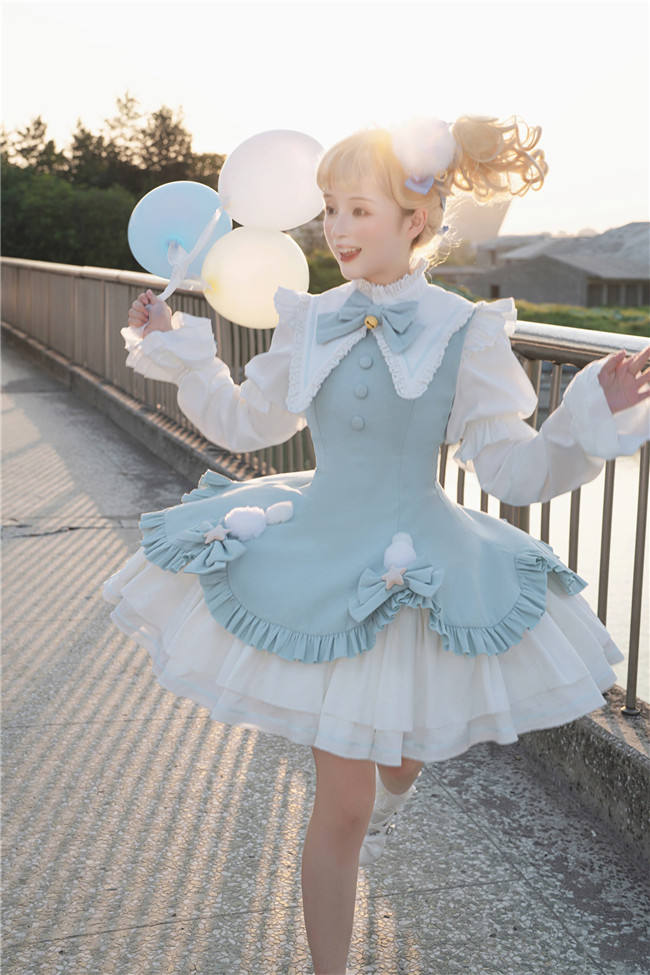 Magical Girl Long Sleeves Lolita Dress