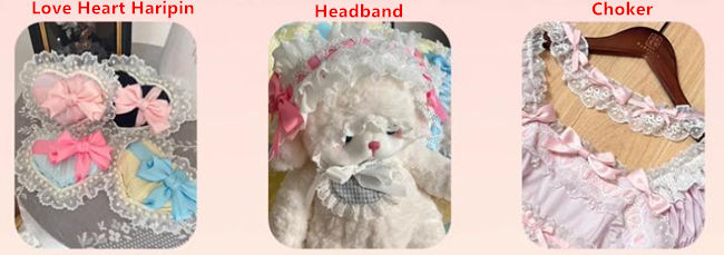 Love Ice Cream Sweet Lolita Accessories