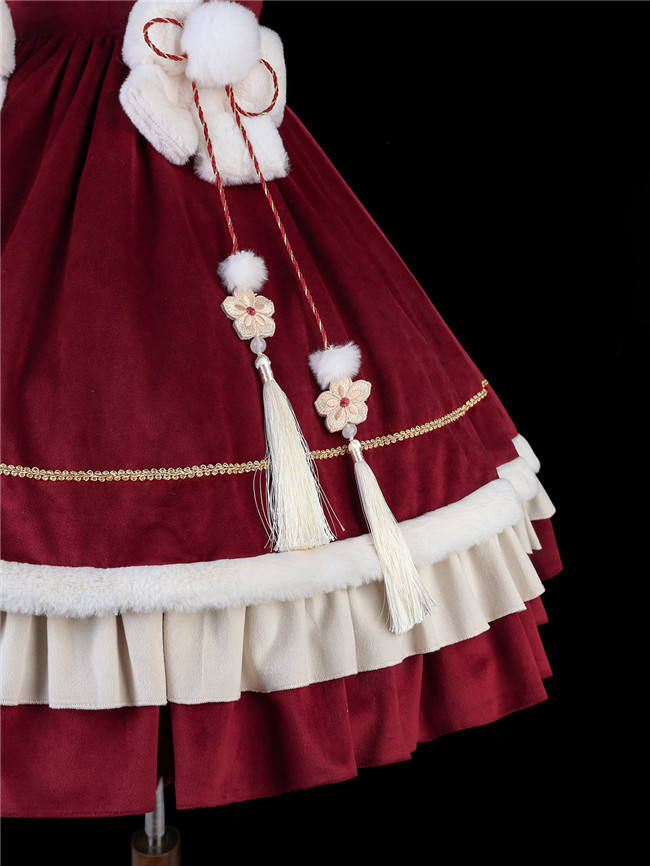 Pray for a Good Harvest Qi Lolita Dress and Coat