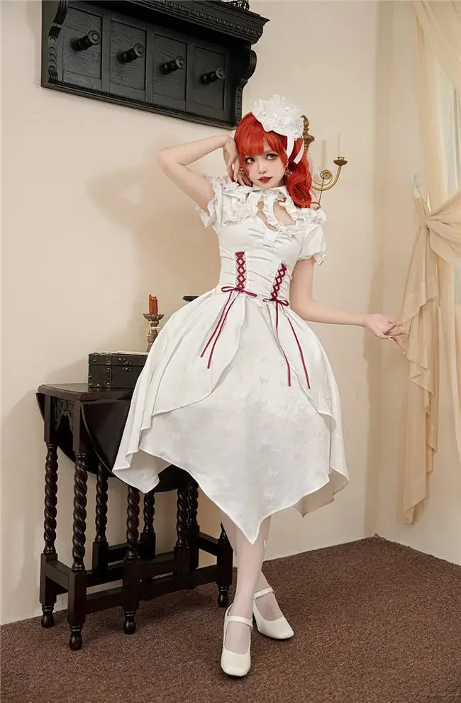 Cthulhu Shape Fake Collar OP and Blouse