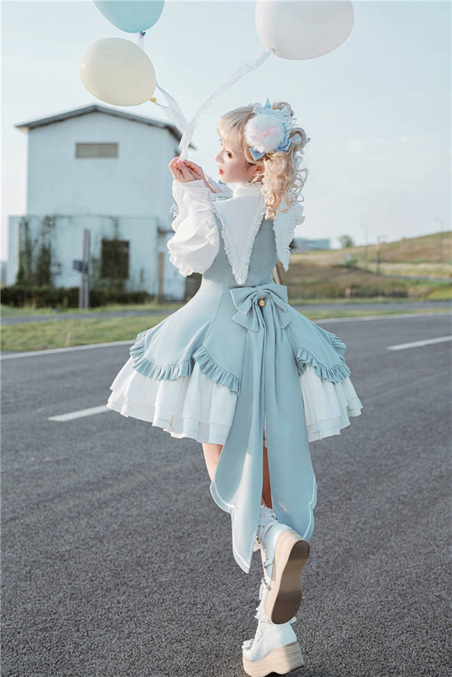 Magical Girl Long Sleeves Lolita Dress