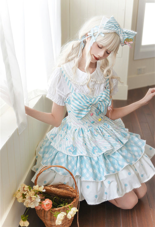Hatsune Miku Co-branded Sweet Lolita Dress and Accessories