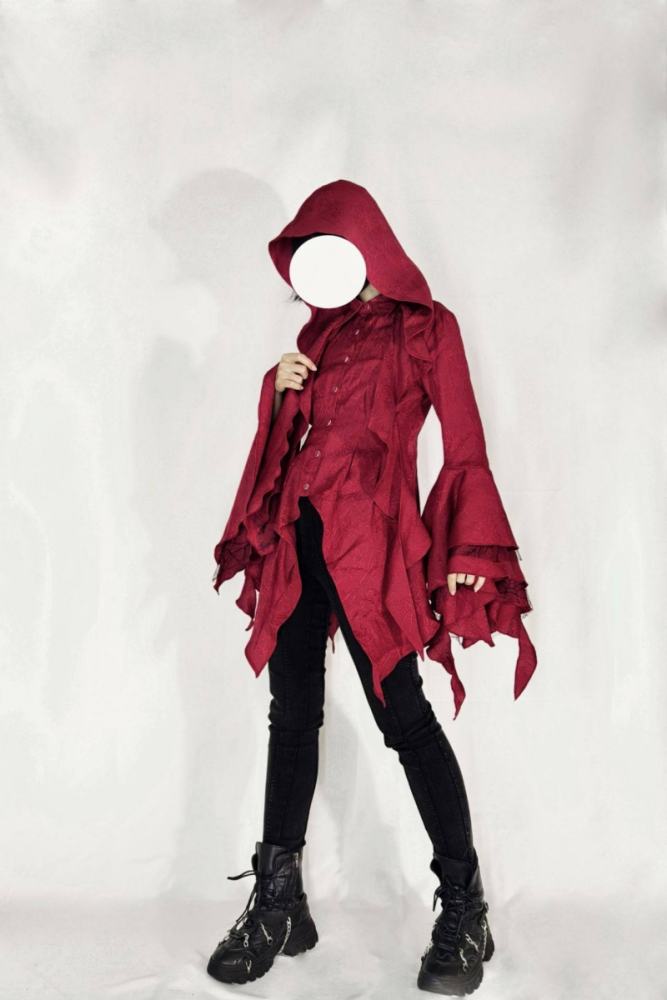 Cthulhu Shape Fake Collar OP and Blouse