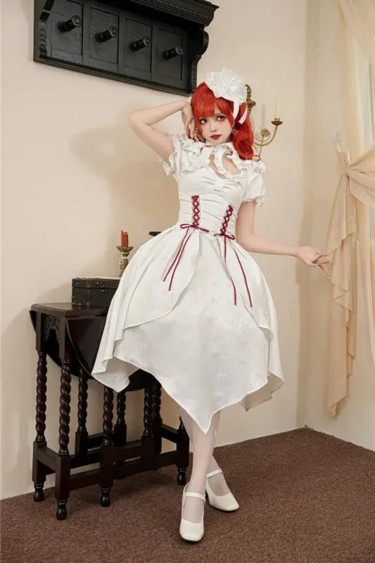Cthulhu Shape Fake Collar OP and Blouse