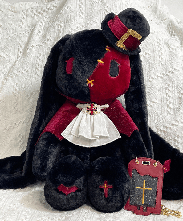 Rosy Dream Rabbit Lolita Bag and Doll