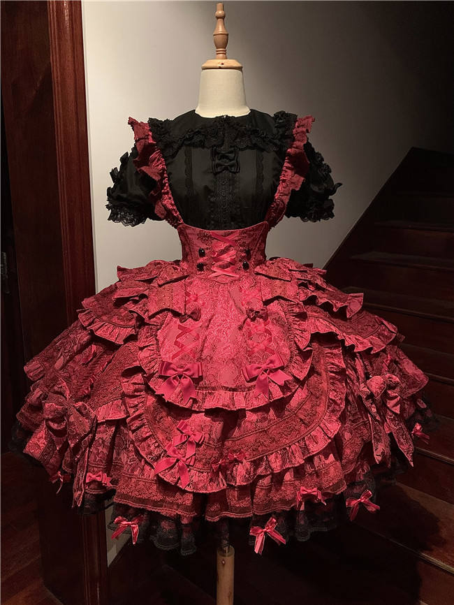 Lost Aqua Hybird Doll Lolita Dress and Cape