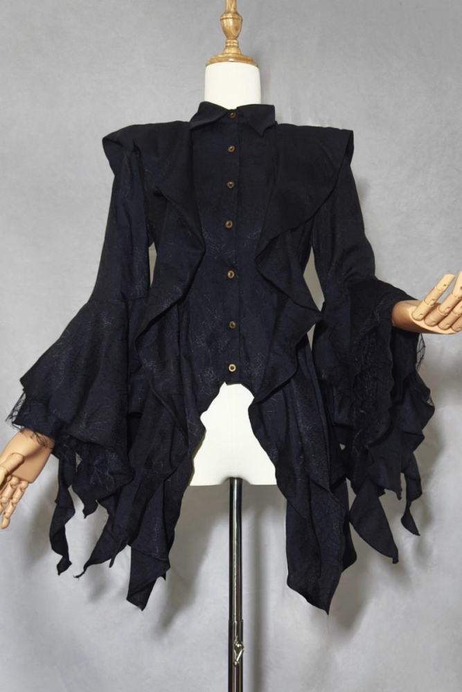 Cthulhu Shape Fake Collar OP and Blouse