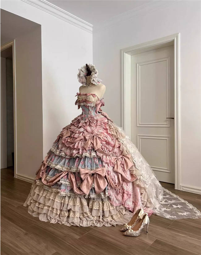 Gem and Rose Luxury Hime Lolita Dress Fullset