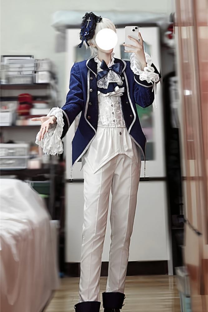Castle Too Medieval European Style Ouji Coat, Pants Red Coat Size XL In Stock