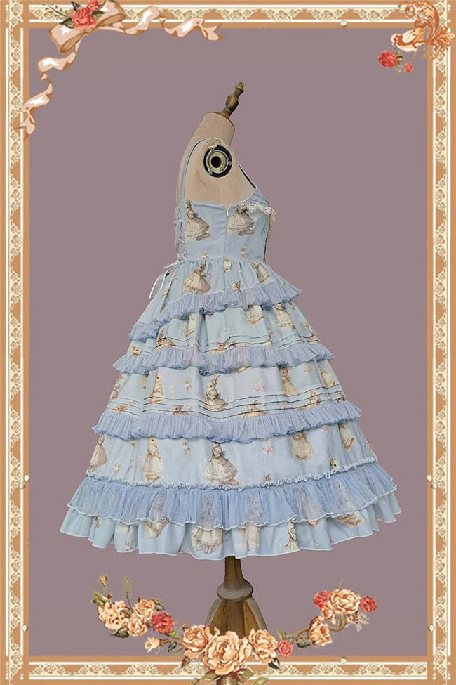 Infanta Miss Rabbit Lolita Jumper Dress, Blouse and Accessories