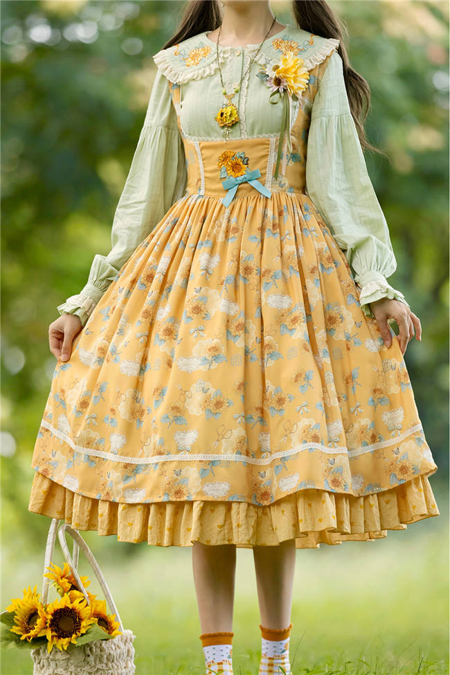 Miss Point Garden Sunflower Corset Lolita Dress