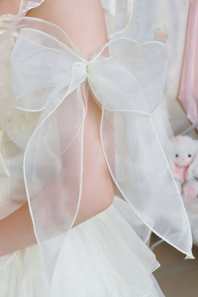 Diamond Honey ~Mousse Melody~ Pink Blue Beige Formal Dress