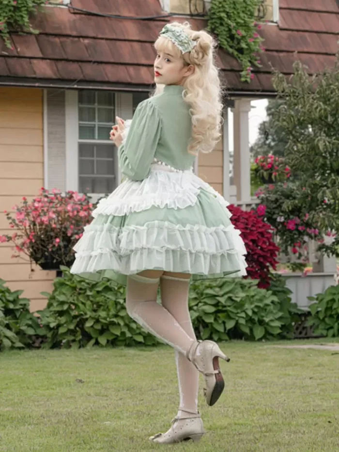 Green Plus Size Friendly Hime Lolita Dress