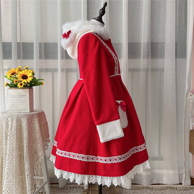 Bear Ears Sweet Christmas Lolita Coat