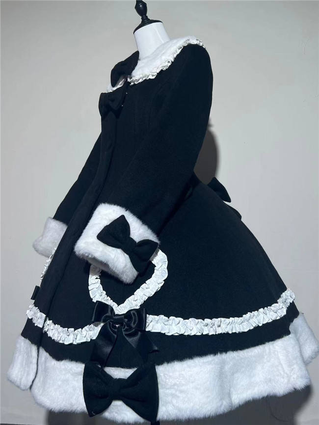 Rabbit Hibernation Sweet Lolita Long Coat and Cape