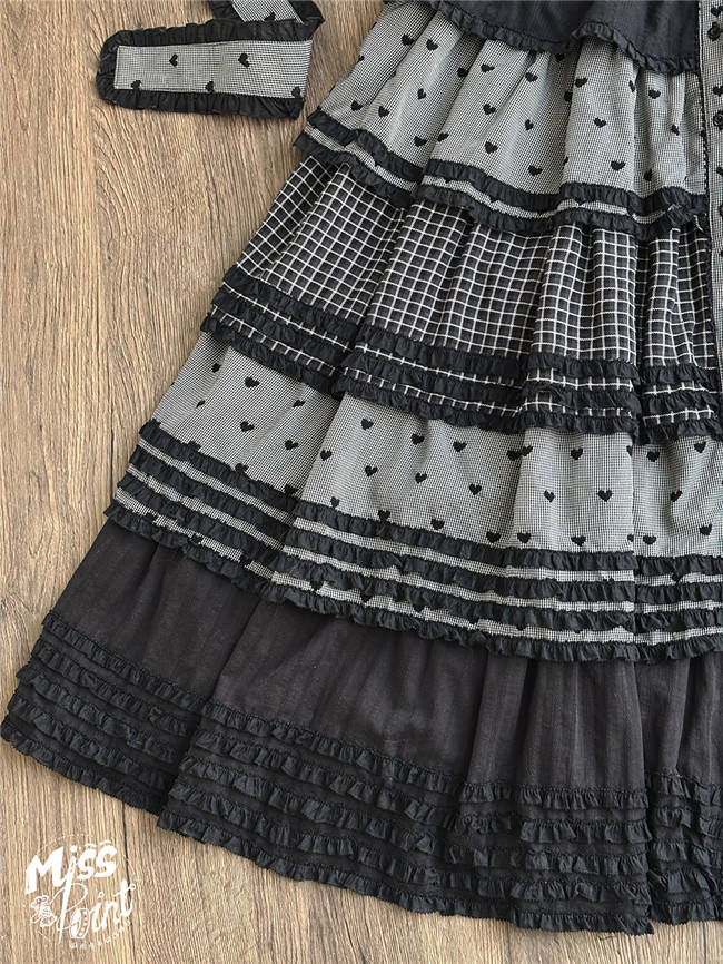 Miss Point Garden Sunflower Tiered Skirt Lolita Jumper Dress