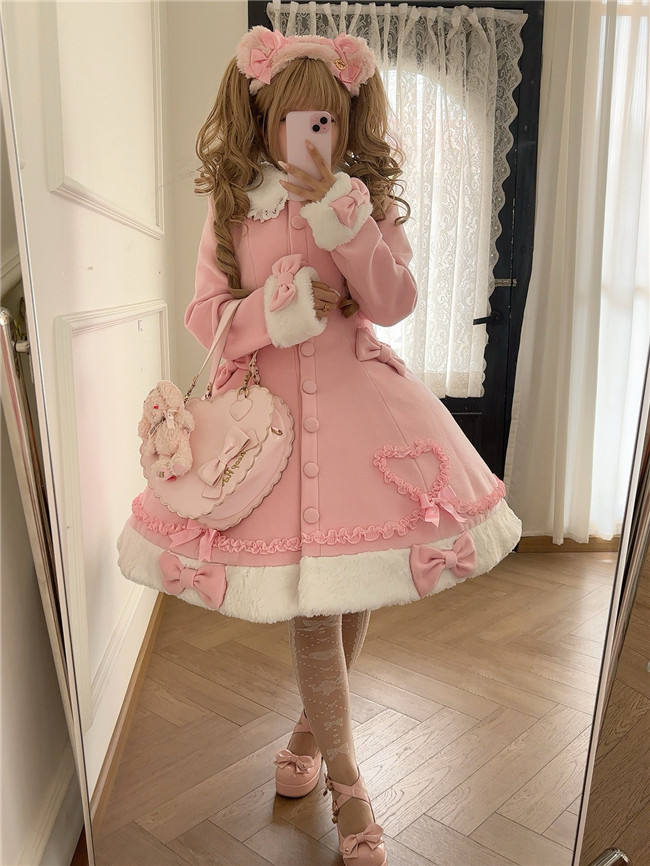 Rabbit Hibernation Sweet Lolita Long Coat and Cape