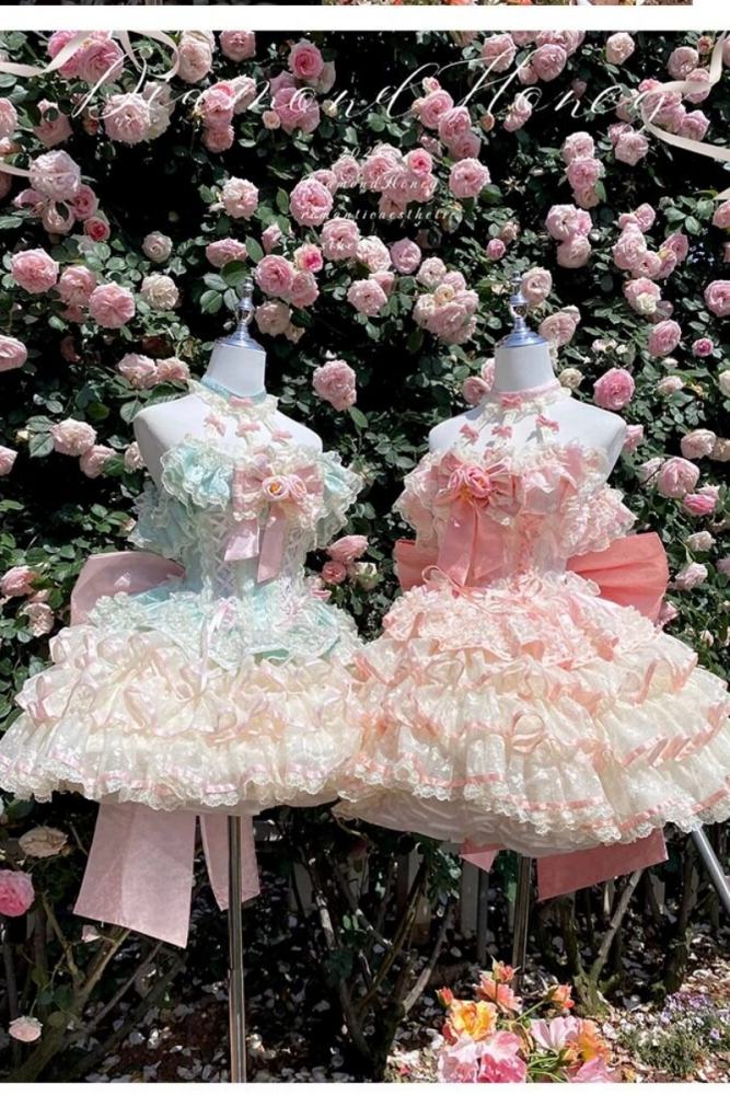 Diamond Honey ~Romantic Rose~ Halter Neck Formal Dress