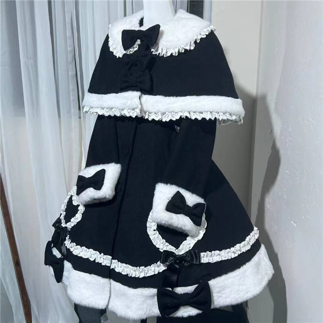 Rabbit Hibernation Sweet Lolita Long Coat and Cape