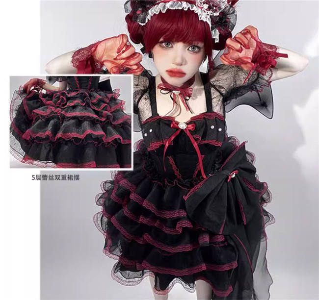 Plus Size Dress with Tiered Skirt