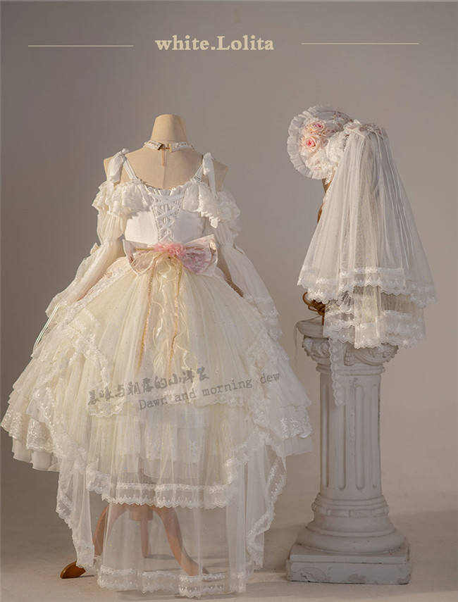 Morning  Elves Classic Lolita One Piece Dress Fullset