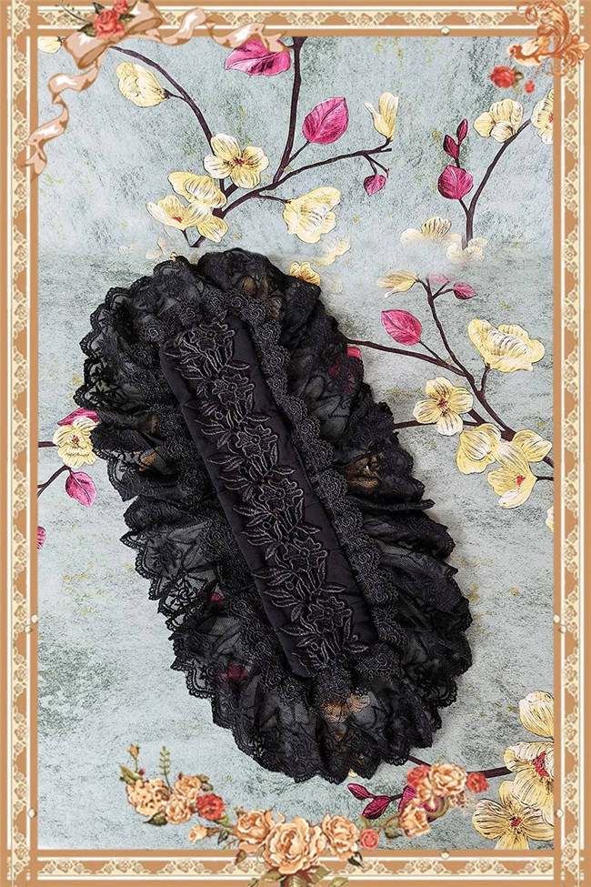 Infanta Dark Forest Black Skirt, Blouse and Headdress