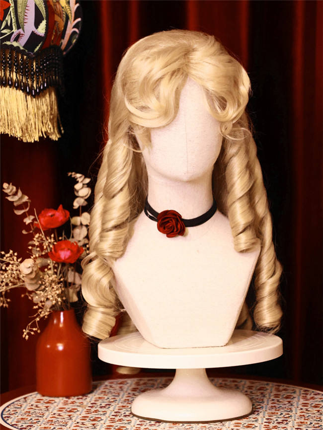 Duke's Daughter Roman Curls Blonde Lolita Wig