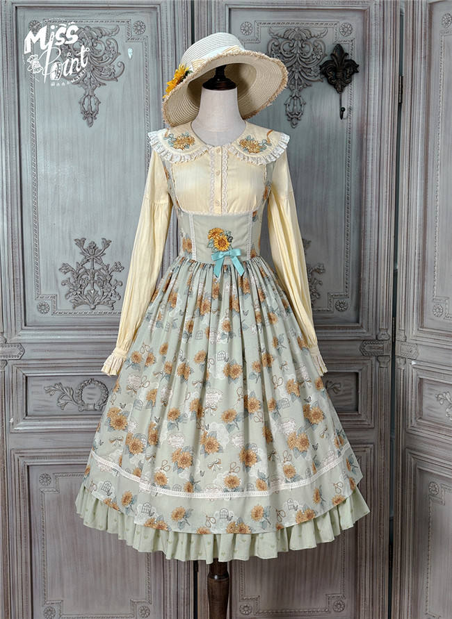 Miss Point Garden Sunflower Corset Lolita Dress