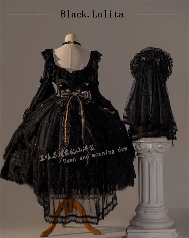 Morning  Elves Classic Lolita One Piece Dress Fullset