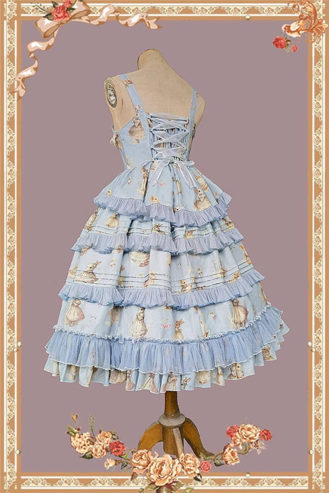 Infanta Miss Rabbit Lolita Jumper Dress, Blouse and Accessories