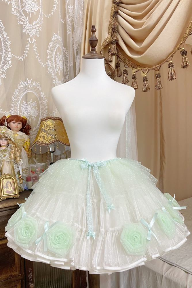 Feline Contract ~Little Rose~ Lolita Prints OP and Overdress 5 Colors