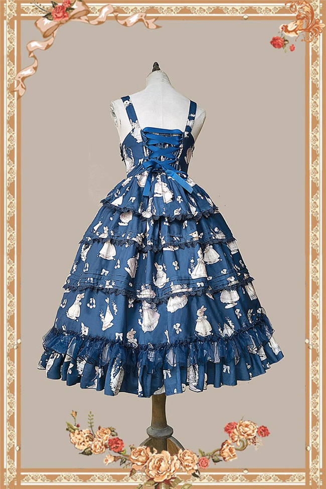 Infanta Miss Rabbit Lolita Jumper Dress, Blouse and Accessories