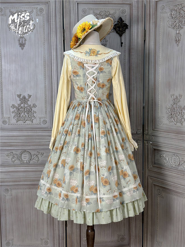 Miss Point Garden Sunflower Corset Lolita Dress