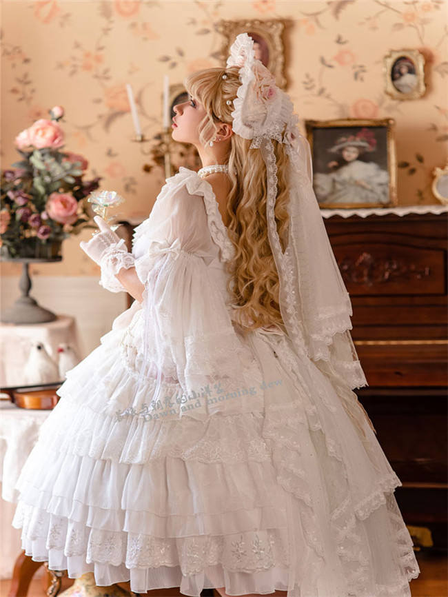 Morning  Elves Classic Lolita One Piece Dress Fullset