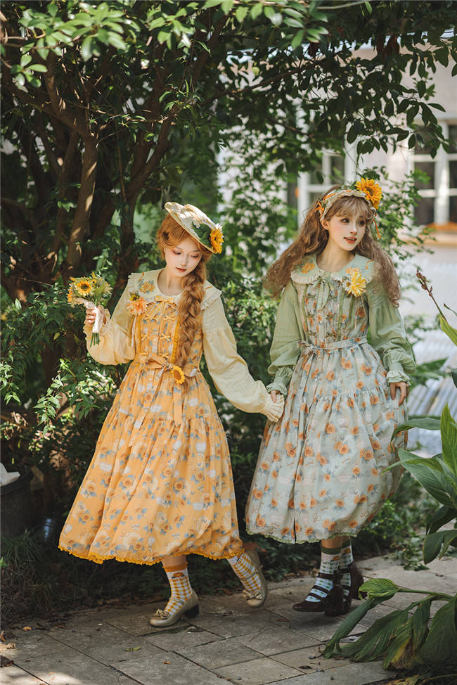 Miss Point Garden Sunflower Daily Wear Lolita Jumper Dress